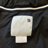 women Nike Nike Victory Black Wool and Silk Hooded Bomber Jacket Women's Size Small Black Jacket S