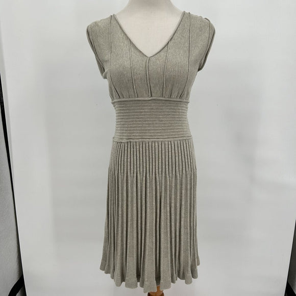 New with Tags Max Studio Oatmeal Cotton Knit Dress Women's Size Medium