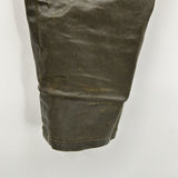 women Current Elliot Current /Elliott The Ankle Skinny Army Green Coated Jeans Women's Size 25/0 Green Pants 25/0