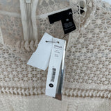 women Aqua Aqua Brand NWT Cream Lace Long Sleeve Mini Dress Medium Canvas/Cream Dress M