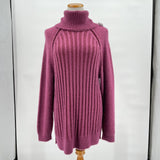 women Free People Free People Mulberry Big City Turtleneck Women's Size Extra Small/XS Mulberry Sweater XS
