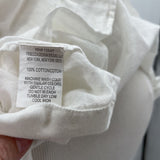 women Nili Lotan MSRP $295 Pin Tuck White Top S