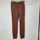 women Jason Wu Vegan Leather Brown Pants S
