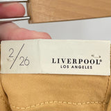 women Liverpool NWT Utility Short Yellow Shorts 2/26