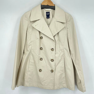 women Gap NWT Water Resistant Tan Jacket M
