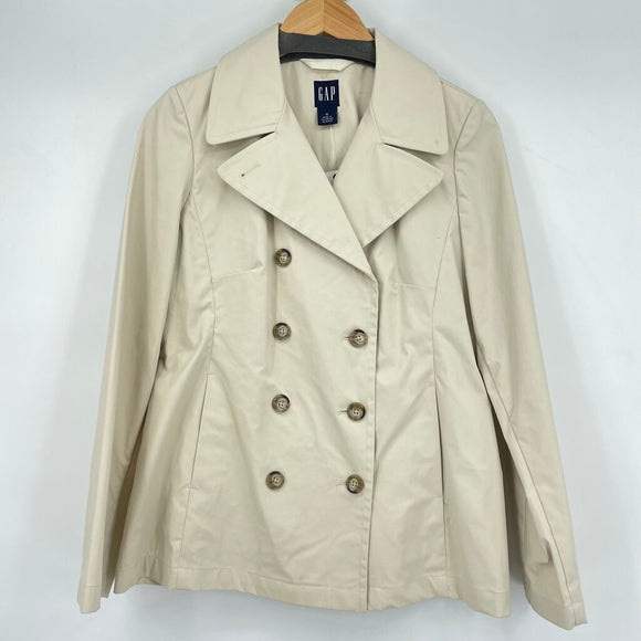 women Gap NWT Water Resistant Tan Jacket M