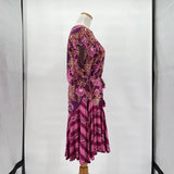 women Tribal Jeans NWT Warm Pink & Purple Daquiri Floral Dress by Tribal Jeans Small. Purple/Pink Dress S