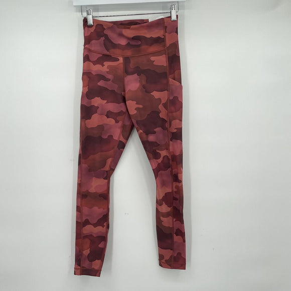 women Athleta Print Leggings Pink Activewear XS