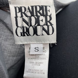 women Prairie Underground Organic Cotton Tank Gray Top S