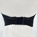 women Fleur de Lace Fleur de Lace by Smoothie Vintage Lace Bustier Women's Size 34A Black Intimates/Sleepwear 34A