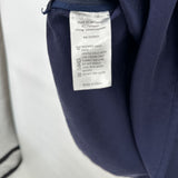 women Victor Alfaro Zipper Side Tunic Navy Woven Top S