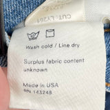women Reformation Julia Cigarette Blue Jeans 27