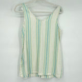 women Tribal NWT Tank White/Multi Top XS