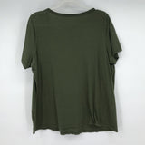women Old Navy V-Neck Olive Knit Top LT