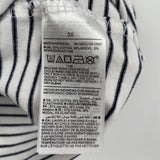 women Old Navy Striped Black/White Knit Top 3X