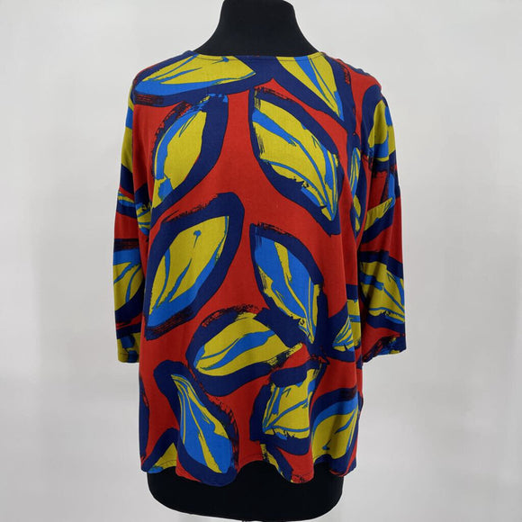 women CoreyLynnCalter - Anthro Bold Print Multi Top M