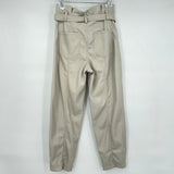 women House of Harlow 1960 NWT Vegan Leather Khaki Pants 6