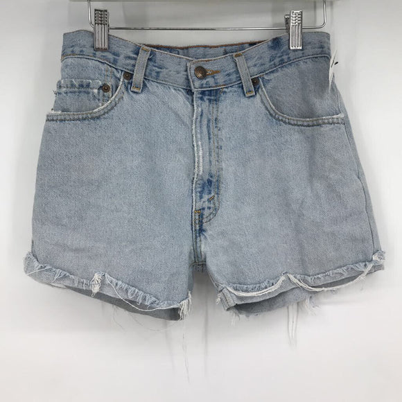 women Levi's Distressed Blue Shorts 29