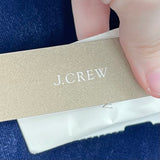 women J. Crew NWT Velvet MSRP $144 Midnight Blue Dress 12