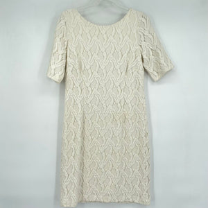 women Ann Taylor NWT Lace Cream Dress 8