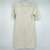 women Ann Taylor NWT Lace Cream Dress 8