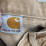 men Carhartt Trashed Utility Khaki Jeans 38x34