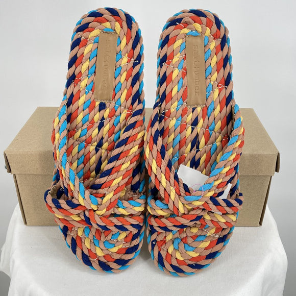 women Salt+Umber New in Box Salt + Umber Sierra Rope Sandal in Rainbow Women's Size EU41/US10 Multi Shoes 41/10