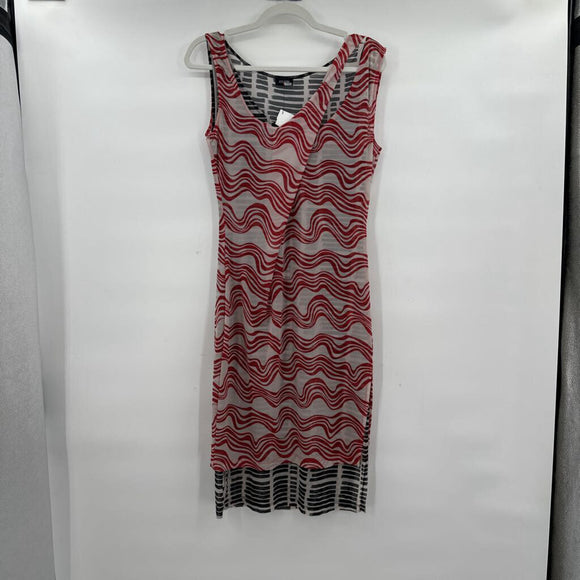 women Atlein MSRP $850 Print Mesh Dress
