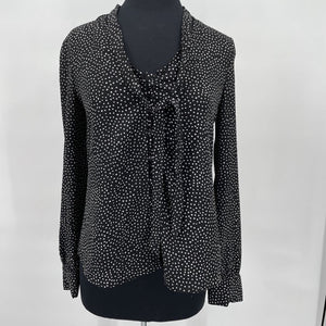 women Lulu's Polka Dot Black and White Top S