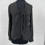 women Lulu's Polka Dot Black and White Top S