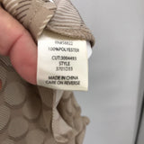 women Max Studio Patterned Blouse Tan Top M