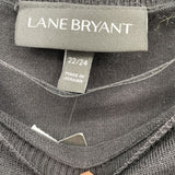 women Lane Bryant NWT Pullover Black Sweater 22/24/3X