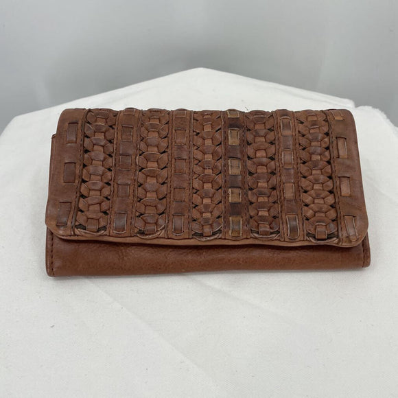 women Milo Tallinn Wallet Brown Tan Wash Purse