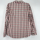 women Dylan NWT Cody Plaid Flannel Shirt Jacket Pink Cream Gray Top S
