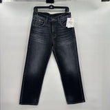 women ÉTICA NWT Rae Midrise Straight Crop Morrow Bay Gray Jeans 27/4