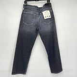 women ÉTICA NWT Rae Midrise Straight Crop Morrow Bay Gray Jeans 30/10