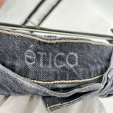 women ÉTICA NWT Rae Midrise Straight Crop Morrow Bay Gray Jeans 30/10