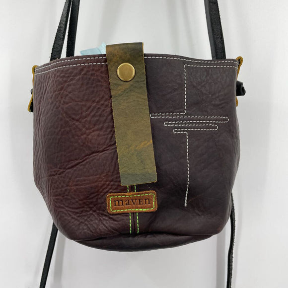 women Maven NWOT Bucket Bag MSRP $365 Dark Brown Purse