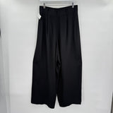 women Cache Vintage Wide Leg Trousers Black Pants 8