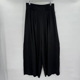 women Cache Vintage Wide Leg Trousers Black Pants 8