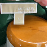 women Michael Kors Long Sleeved Layered Green Top M