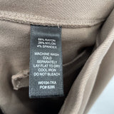women Betabrand Dress Pant Yoga Pant Straight Tan Pants SP