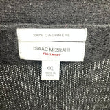 women Isaac Mizrahi - Target Cashmere Open Cardigan Black Sweater XXL
