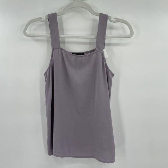 women Eileen Fisher Silk Tank Soft Lavender Top XXS