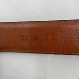 unisex Coach Leather Black Belt 32"