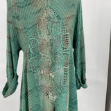 women Aratta - Anthro Cardigan Green Sweater S