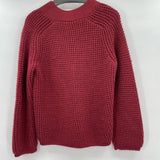 women Pendleton Alpaca Blend V-Neck Burgundy Sweater M