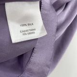 women Classiques Entier Silk Sleeveless Dusty Lavender Purple Top L