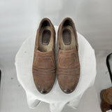 women Earth Origins Low Heel Leather Kacie Brown Shoes 8.5