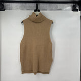 women H&M Turtleneck Vest Tan Sweater L